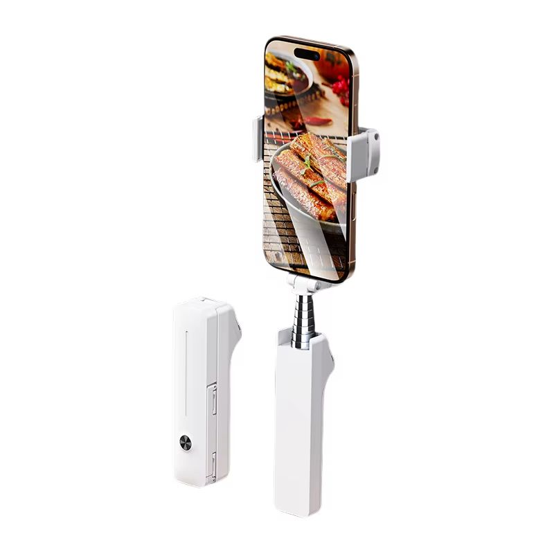 Mini Bluetooth Selfie Stick, 360° Rotating Foldable Phone Stand for Live Streaming & Phone Photography (Universal Compatibility)