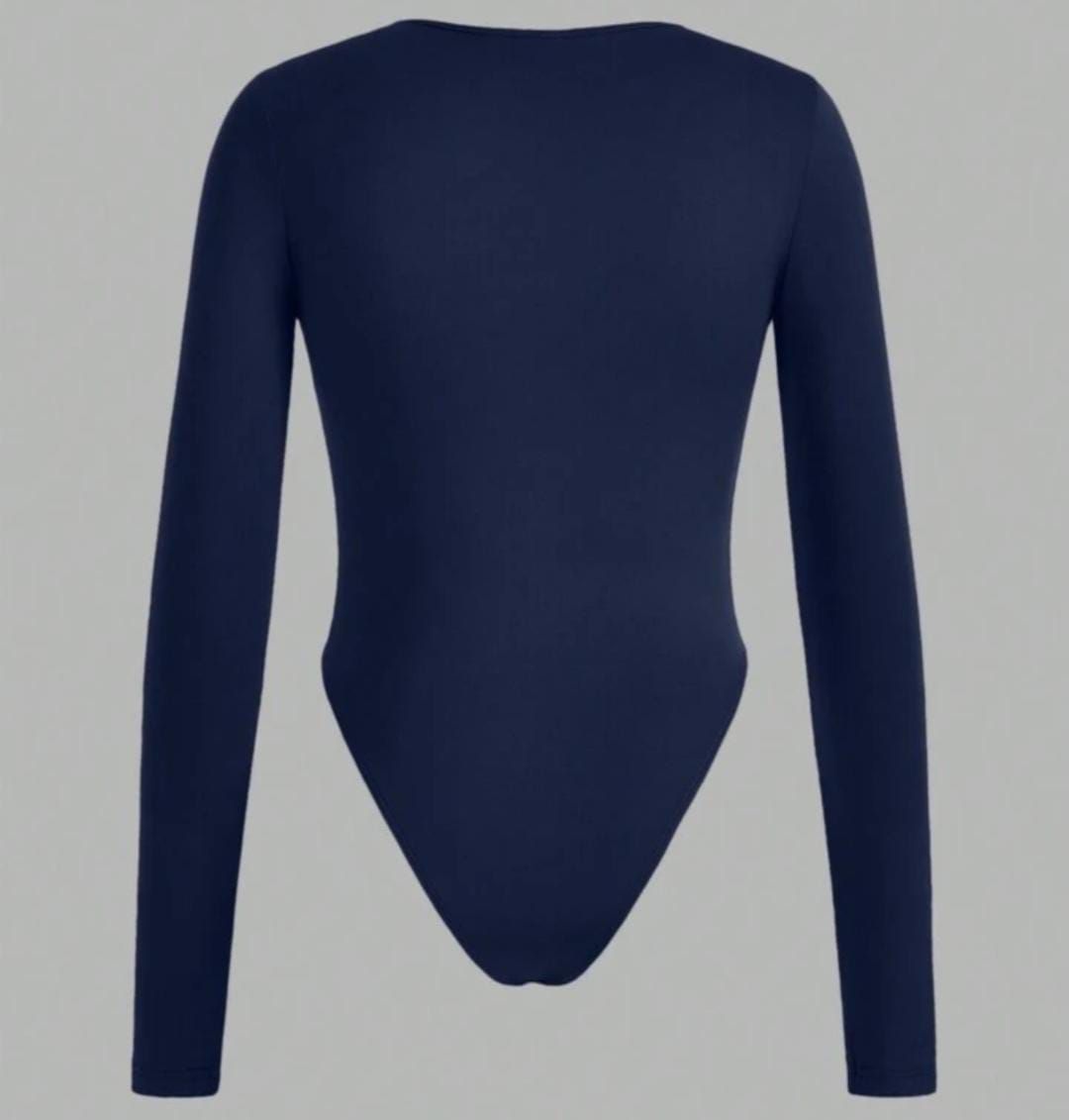 Original Quality Bodysuit Long Sleeve Women Body streetwear dropshipping Forefair Sexy Bodycon Square Neck Sheath Crotch Basic Black Overalls Top