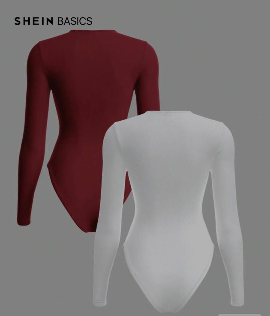 Original Quality Bodysuit Long Sleeve Women Body streetwear dropshipping Forefair Sexy Bodycon Square Neck Sheath Crotch Basic Black Overalls Top