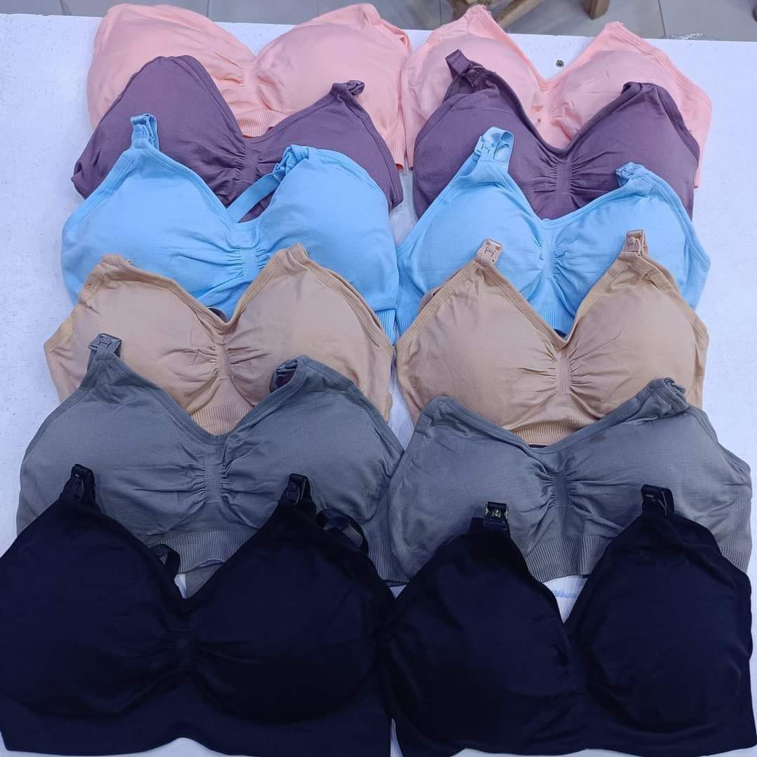 2pcs Sexy Push Up Breastfeeding Nursing Sports Bra)