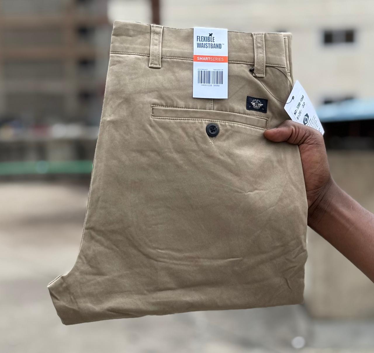 Original Fashion Hard Khaki Men's Trouser Official /Casual-NON FADING BEST QUALITY