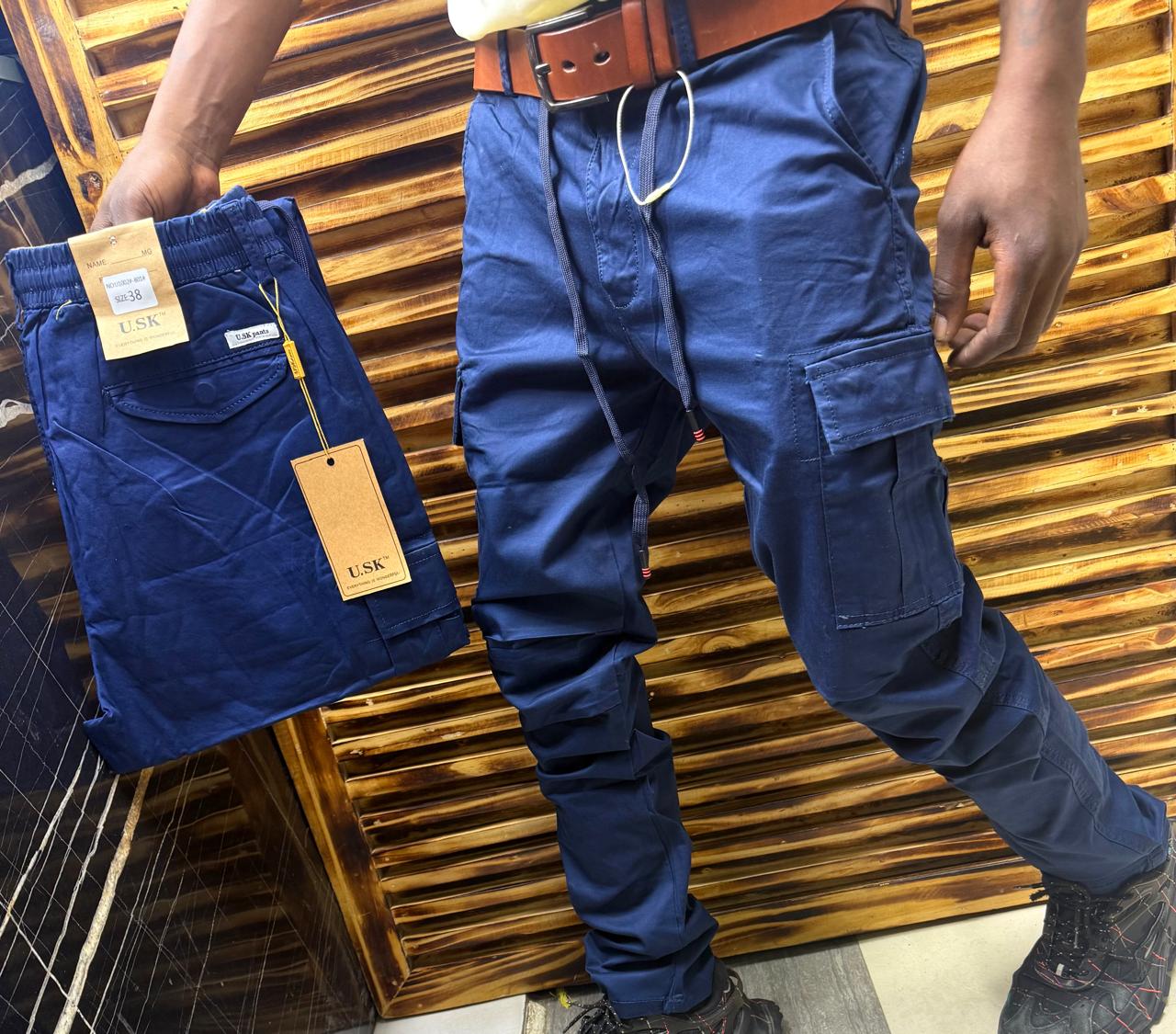 Men's Cargo Pants Casual Multi Pockets Military Tactical Pants Men Outerwear Army Straight Slacks Long Trousers