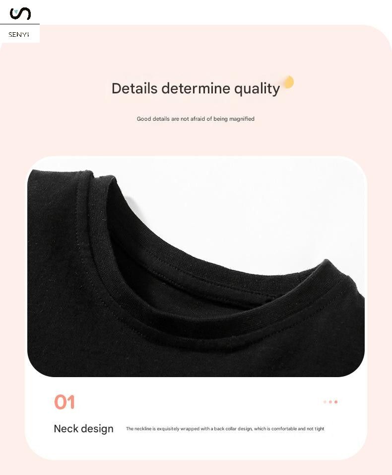 SENYI 2PC/set Summer short-sleeved boy suit new style children's two-piece suit children's T-shirt pants suit