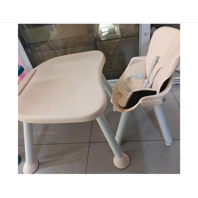 3 In 1 Convertible Feeding Chair That Can Work As High Feeding Chair, Low Feeding Chair  And Study Desk Suitable For Age 6 Months to 5years