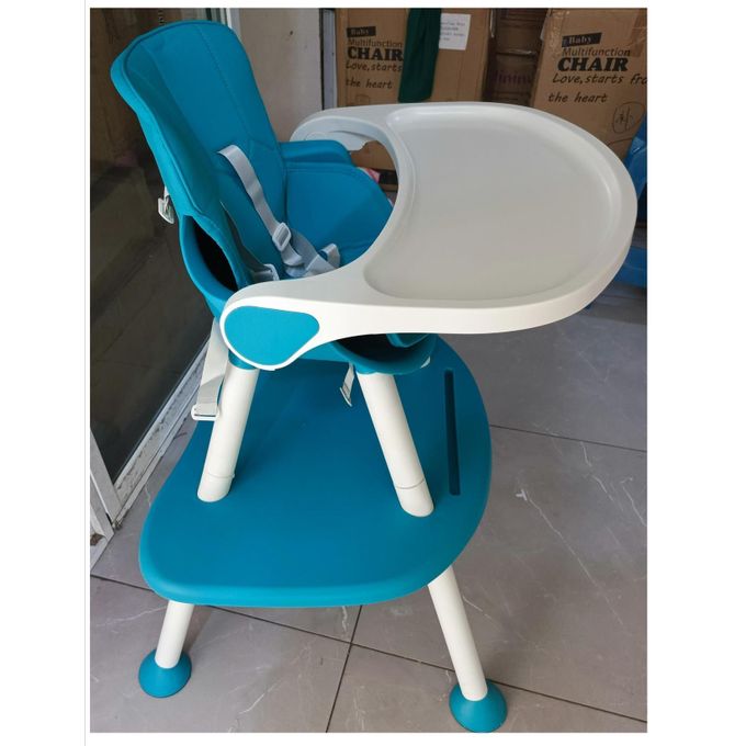 3 In 1 Convertible Feeding Chair That Can Work As High Feeding Chair, Low Feeding Chair  And Study Desk Suitable For Age 6 Months to 5years
