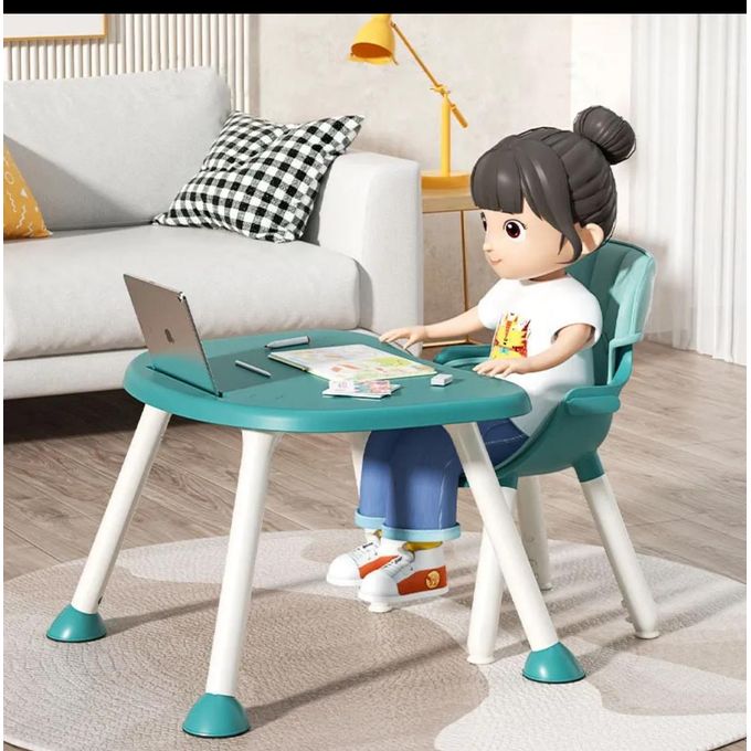 3 In 1 Convertible Feeding Chair That Can Work As High Feeding Chair, Low Feeding Chair  And Study Desk Suitable For Age 6 Months to 5years