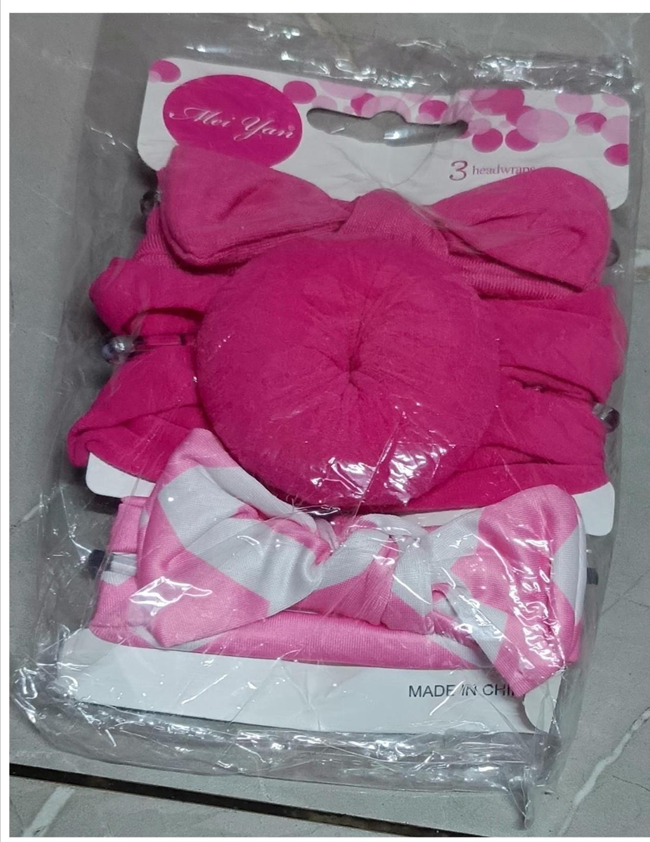 Fashion 3pcs Baby Head Wrap Headband Big Bow Band Infant Bow Newborn Kids Stretch Toddler Turban Suitable For Baby Age 3 Months And Above