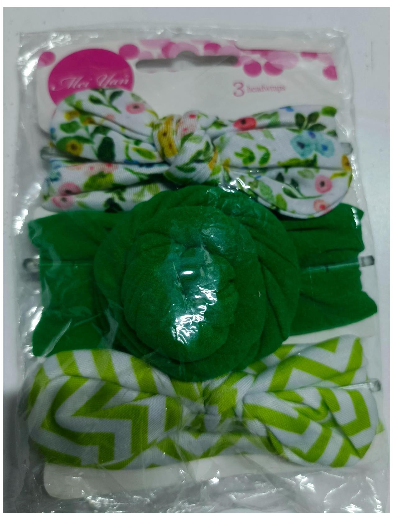 Fashion 3pcs Baby Head Wrap Headband Big Bow Band Infant Bow Newborn Kids Stretch Toddler Turban Suitable For Baby Age 3 Months And Above