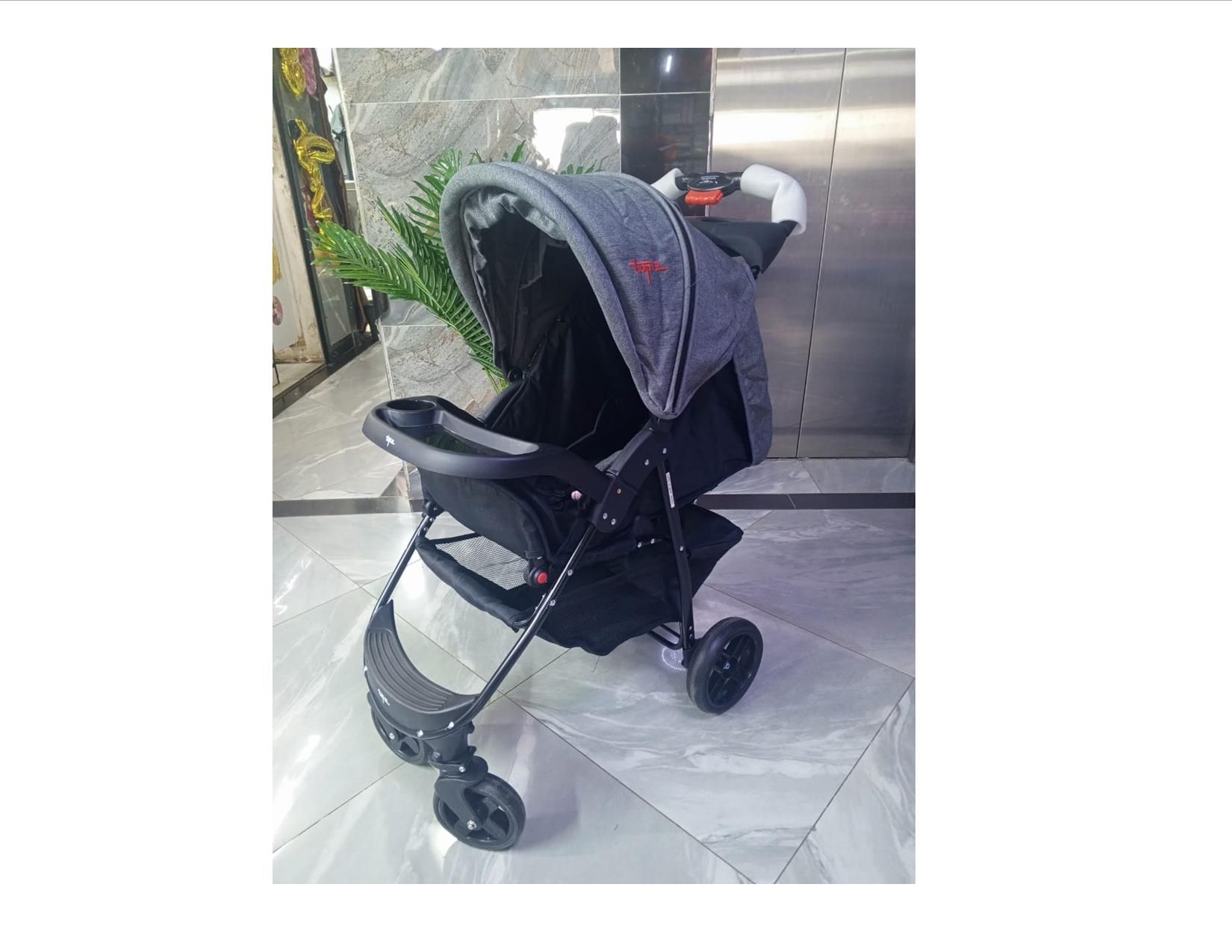 Stroller with Tray,can Slant Backwards for baby sleep Suitable for Newborn to 3yrs