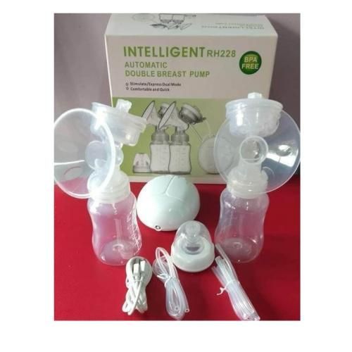 Quality Double Electric Breast Pump-BPA Free Intelligent.Intelligent double electric breast pump 2 x Breast Pump 1 x USB Power Line 1 x Microcomputer Hosts New and high quality Automatic intelligent