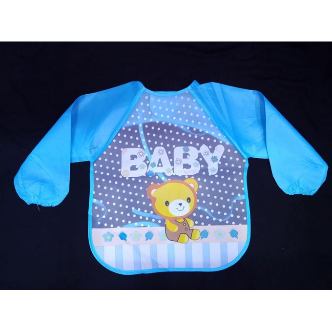 Long-sleeved Waterproof Bibs/ Wearable Baby Bib, Assorted cartoons,Decorations and Flowers