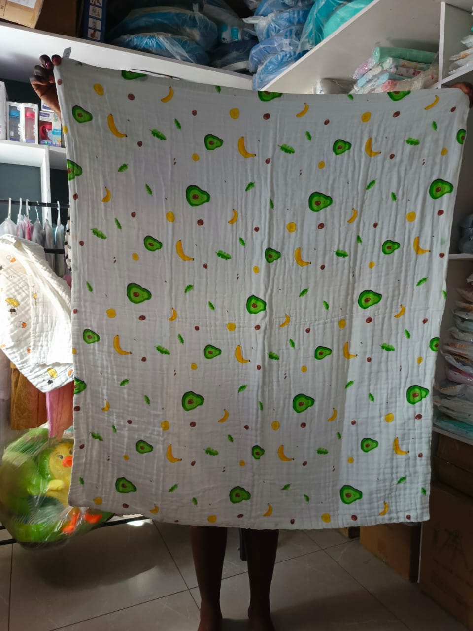NEW Baby Bamboo Cotton Muslin Multifunctional Blanket-Assorted Prints