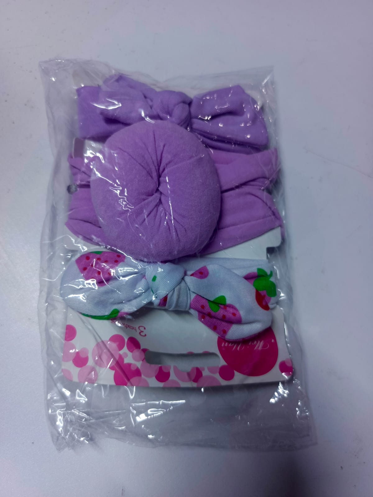 Fashion 3pcs Baby Head Wrap Headband Big Bow Band Infant Bow Newborn Kids Stretch Toddler Turban Suitable For Baby Age 3 Months And Above