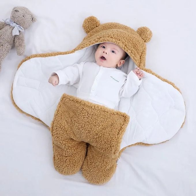 Swandle 1pc WARM SOFT BABY SWADDLE SHAWL BLANKET / HOODED SLEEPING BLANKET / BABY SWADDLE WRAP PROTECT YOUR BABY AGAINST COLD WEATHER AND DISEASES