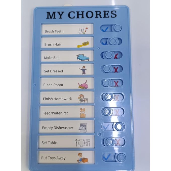 🔴 My chores chart for daily checklist puzzle for kids. 🔵Helps in self discipline. 🟢Proper planning. 🟣six colours available. 🔖1