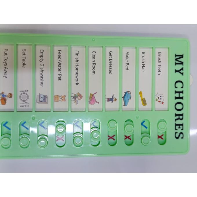 🔴 My chores chart for daily checklist puzzle for kids. 🔵Helps in self discipline. 🟢Proper planning. 🟣six colours available. 🔖1