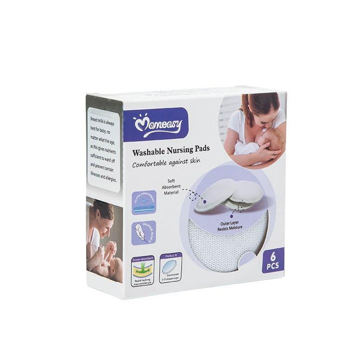 Momeasy Washable Reusable Breast Pads 6 pieces