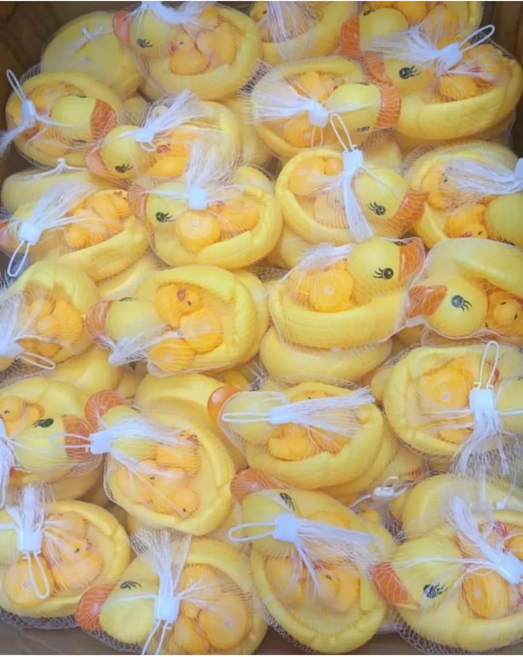 Bath Time Ducklings Comes as a Set of Mother Duck with 3 small Ducklings