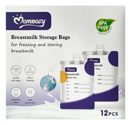 Momeasy Breast Milk Storage Bags 12 pieces 200ml