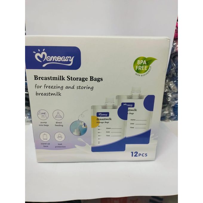 Momeasy Breast Milk Storage Bags 12 pieces 200ml
