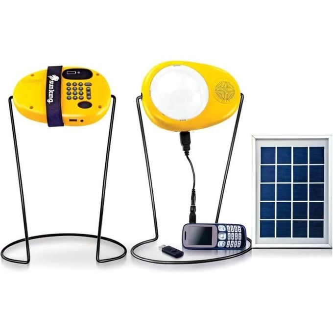 SunKing Solar Lighting System Boom 3-in-1 Lighting, Music & Entertainment 2YR Warranty