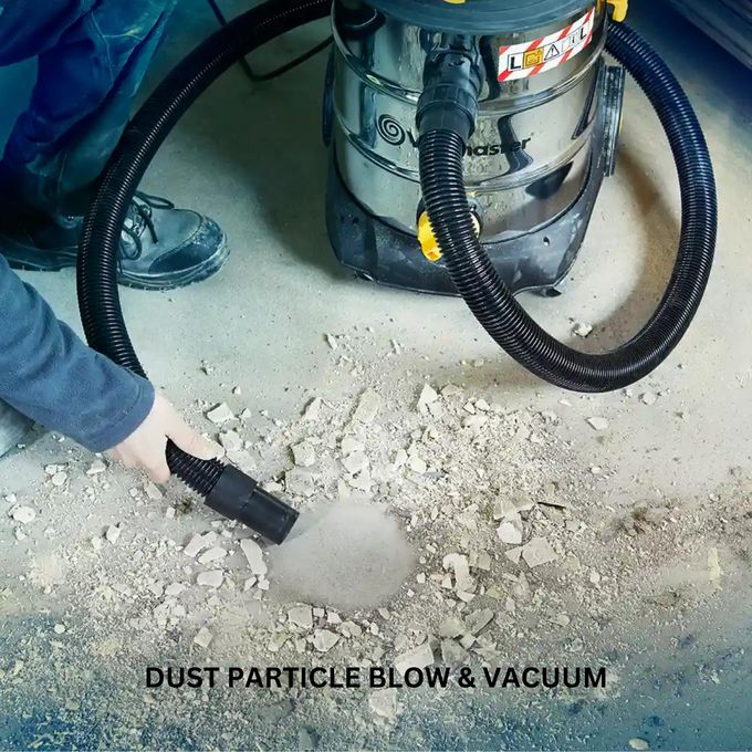 AICO  Vacuum Cleaner Wet and Dry Vacuum Cleaner Shampoo Spray Function Cleaner For Carpet, Couches, Car Seat, Floors, Dust Particles Heavy Duty Trolley Base and Handle Stainless Tank 1Yr War