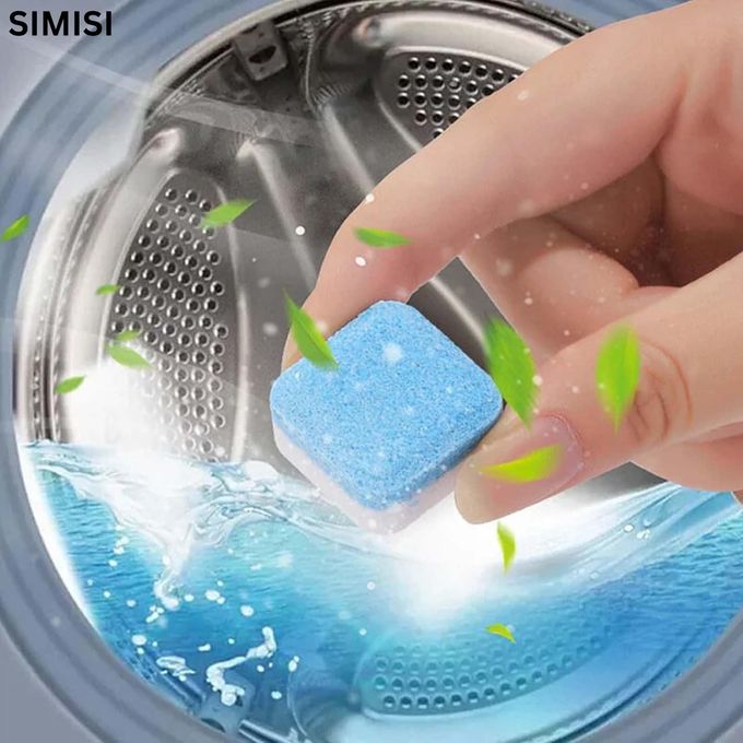 Simisi 12pc Washing Machine Tub Cleaning Tablets 4-in-1 Quality Deep Cleaning German Formulation Effervescent Highly Effective Extra Strong Against Odour and Limescale Washing Machine Hygiene Cleaning