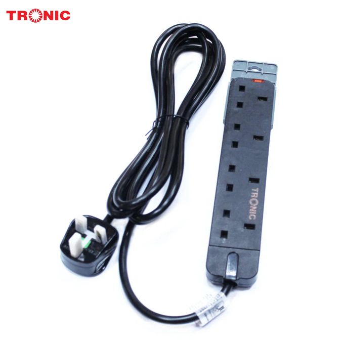 Tronic Extension Cable Unwitched Extension Cable Surge Guard 300cm With 4 way Port Original 1YR Warranty Surge Guard 300cm With 4 way Port Original 1YR Warranty.