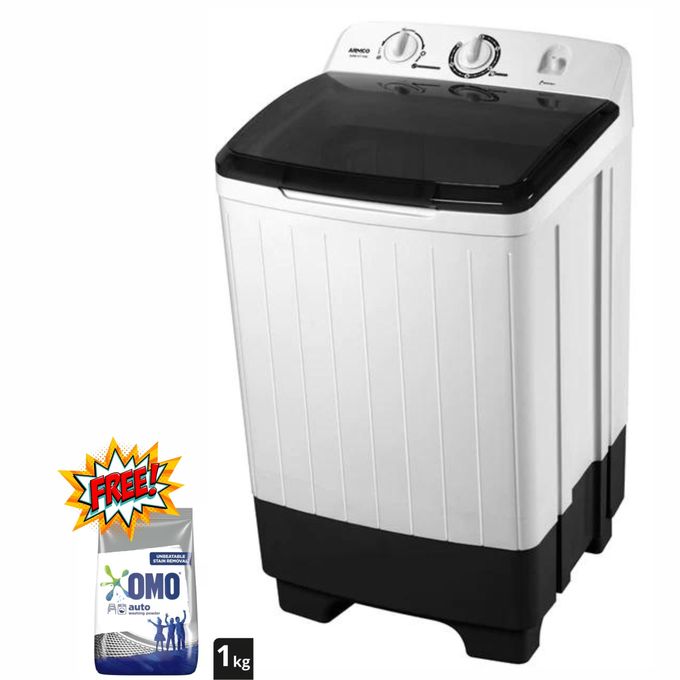 Armco 15Kg Single Tub Semi-Automatic Washing Machine AWM-ST1500 - FREE OMO Auto Wash. Washer Only(NO DRY) big drum fits 7x8 duvet size 2yr Warranty.