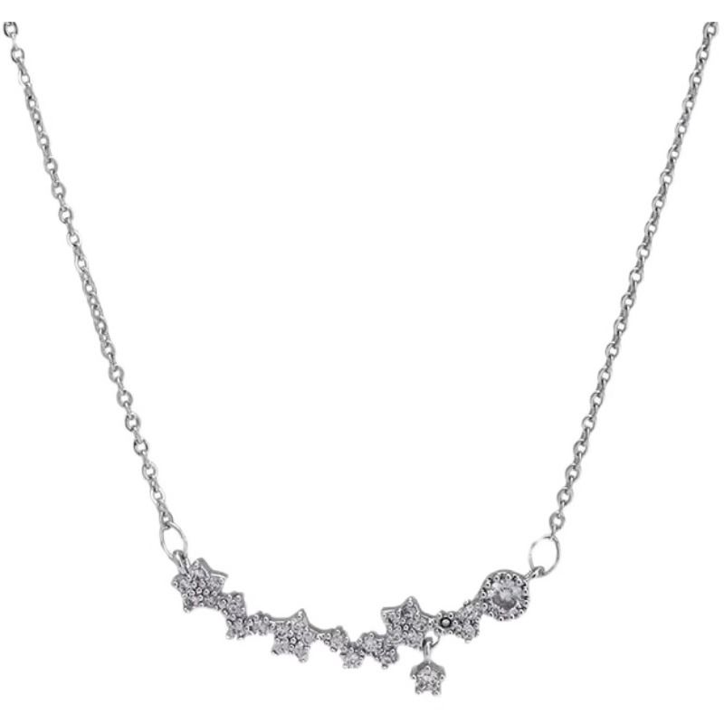 Women's Jewelry Star Flower Necklace Light luxury clavicle chain Sweater chain