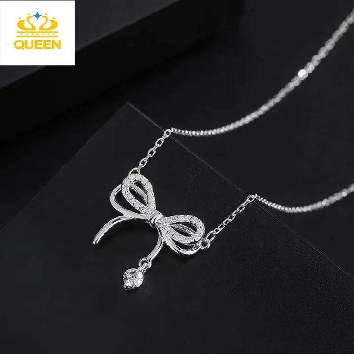 Women's Necklaces Butterfly teardrop necklace Light luxury clavicle chain Sweater chain Women's Jewelry