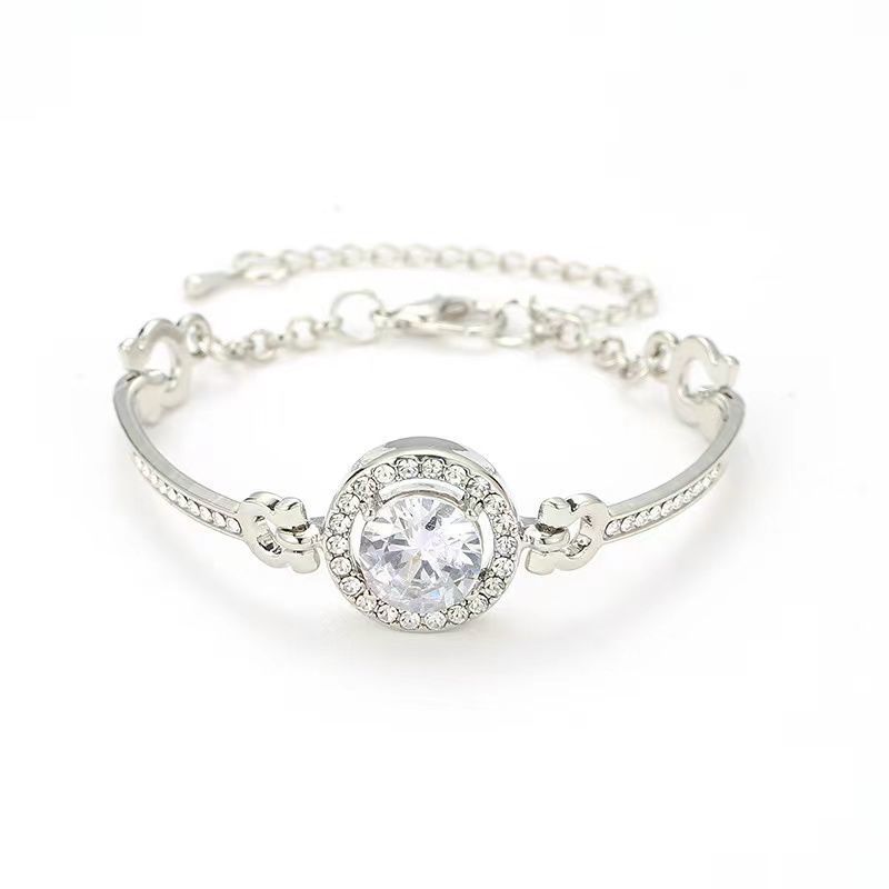 Women's Jewelry Rose gold bracelet Women's all-match bracelets Hexagram hand jewelry