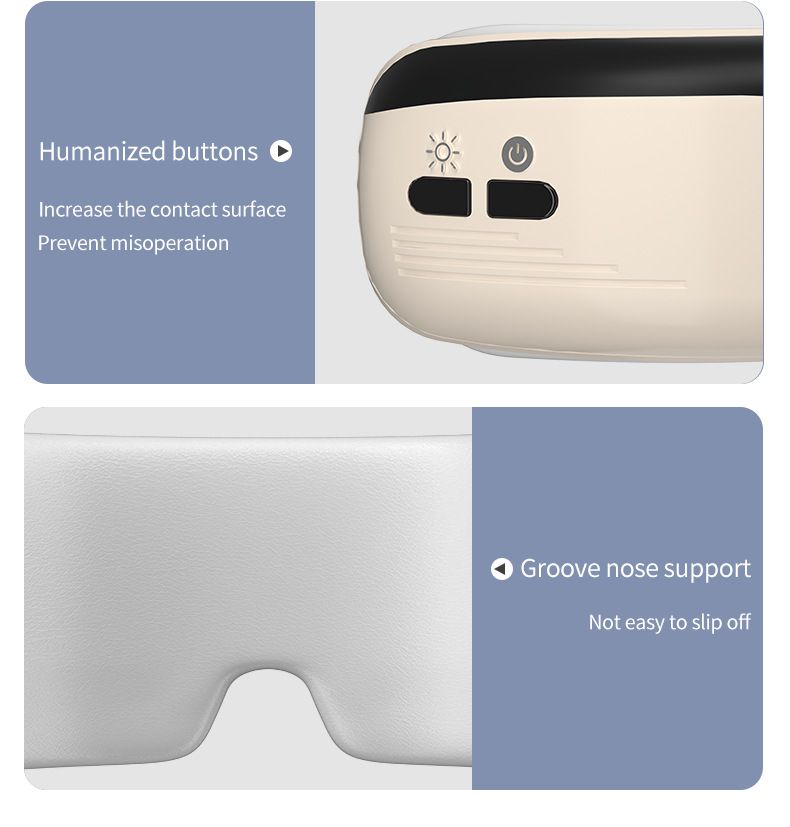 Rechargeable massager Eye massager Electric eye massager Relieve eye fatigue A massager to relieve eye fatigue unisex