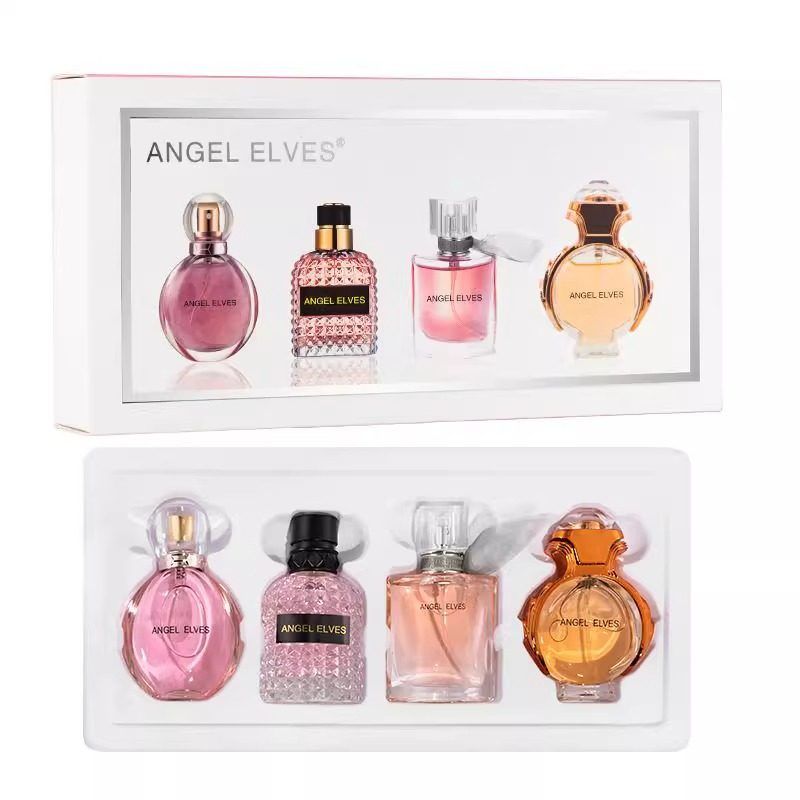 Women's perfume 4Pcs Angel Elves Perfume Gift Set Perfume Lady Long Lasting Eau De Parfum for Women Daily Use Special Occasions An excellent gift item.