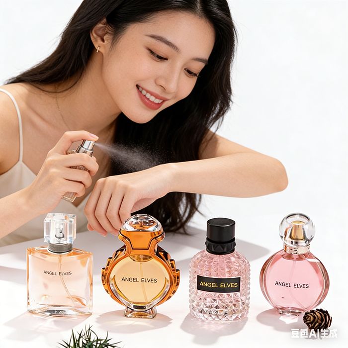 Women's perfume 4Pcs Angel Elves Perfume Gift Set Perfume Lady Long Lasting Eau De Parfum for Women Daily Use Special Occasions An excellent gift item.