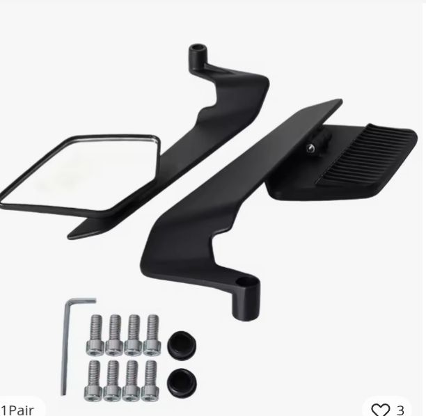 Motorcycle Mirrors Foldable Fixed Wing Mirrors Adjustable Rotate Rear Vew Mirrors For KTM Honda Yamaha MT10 Side