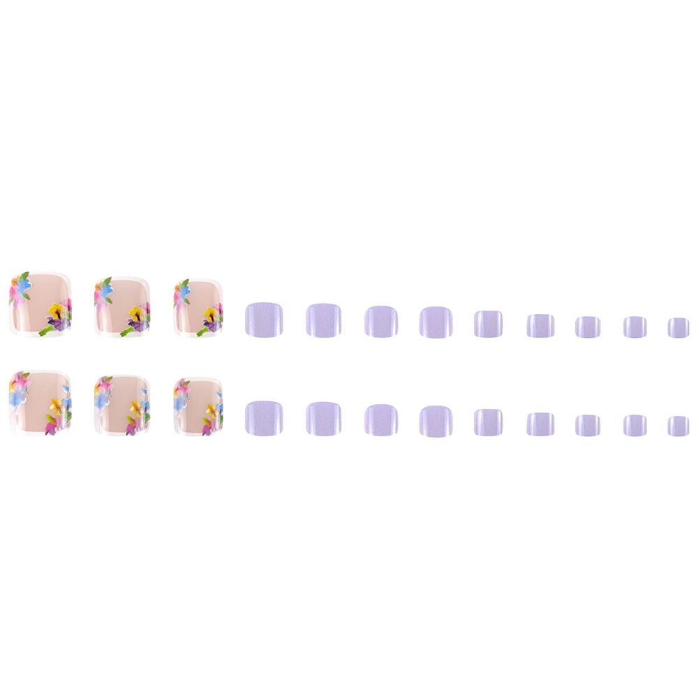 Stylish and fashionable toenail patches, a popular product from toenail manufacturers, are selling toenail patches, wearable toenails and nail art patches
