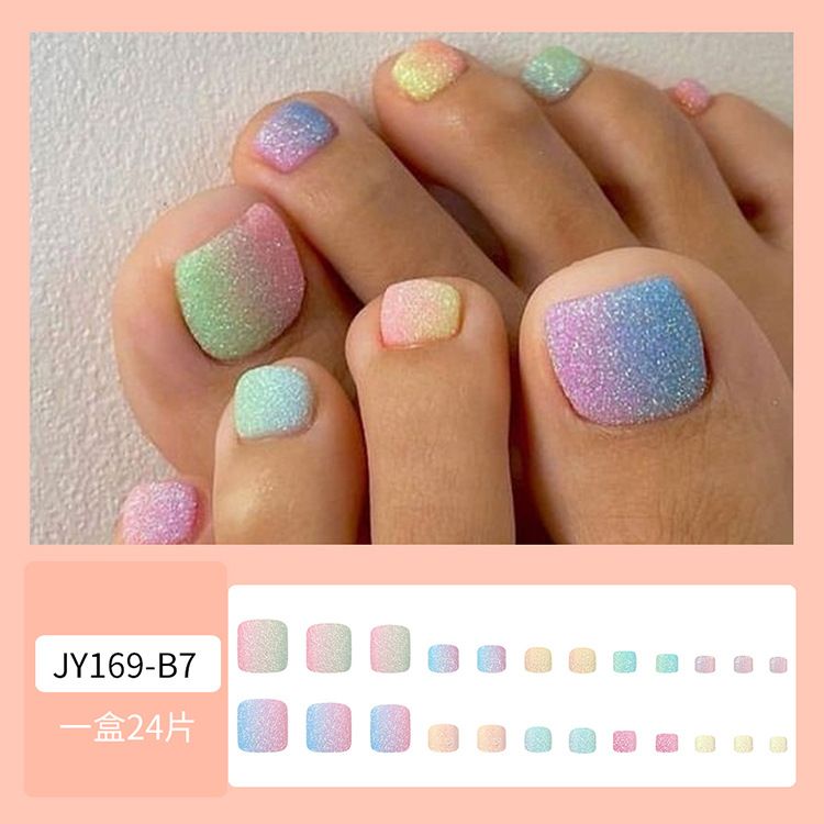 Stylish and fashionable toenail patches, a popular product from toenail manufacturers, are selling toenail patches, wearable toenails and nail art patches
