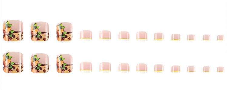 Stylish and fashionable toenail patches, a popular product from toenail manufacturers, are selling toenail patches, wearable toenails and nail art patches