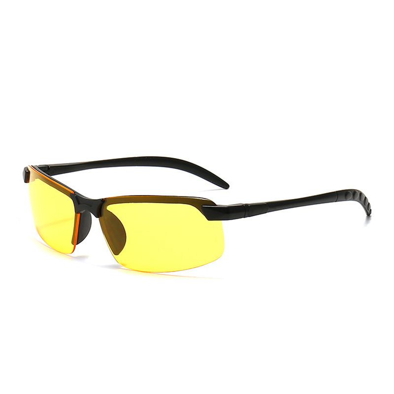 Men's sports sunglasses for day and night use, driving sunglasses, outdoor cycling, fishing glasses, night vision glasses