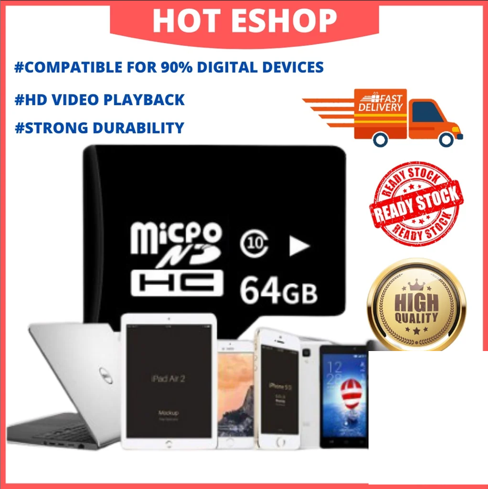 Brand New Memory Card 64GB 32GB 16GB 8GB 4GB 2GB 1GB 512MB 256MB 128MB Micro sd card Class10 UHS-1 flash card Memory Microsd TF/SD Card