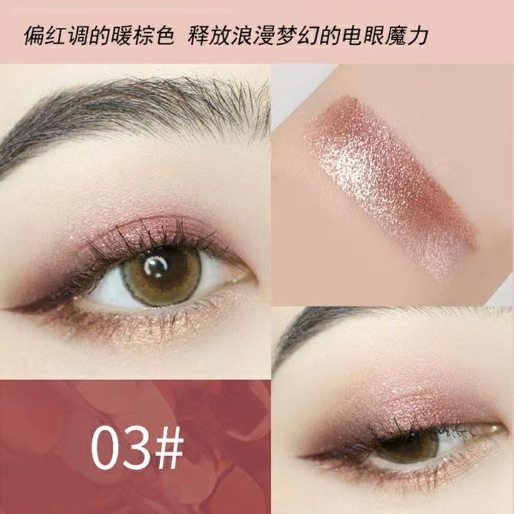 Eyeshadow pen, lazy person, eyeshadow stick, two-color gradient, daily student, no makeup smudge, waterproof, beginners, one application to shape view 5