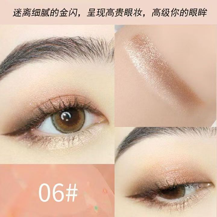 Eyeshadow pen, lazy person, eyeshadow stick, two-color gradient, daily student, no makeup smudge, waterproof, beginners, one application to shape view 8