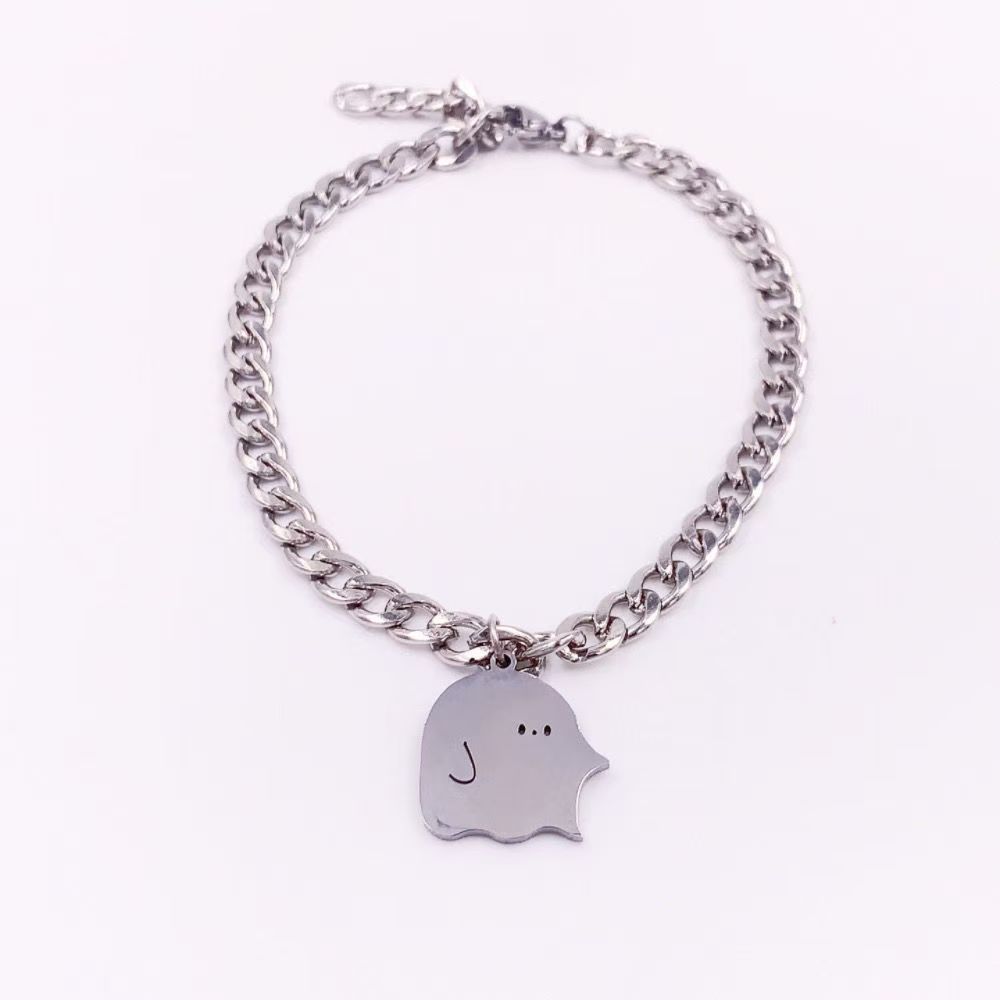 【 I Protect You 】 Ghost Little Monster Bracelet, a personalized cartoon cute couple's creative pendant