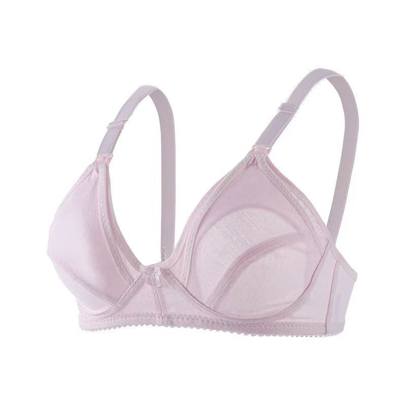 Fashion Women Maternity Cotton Adjustable Breastfeeding Bra Nursing Bra Adjustable Open Bra Underwear 36-42 Cup
