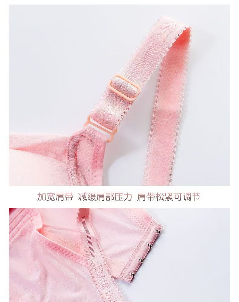 Non-wire nursing bra with front zipper, maternity underwear for pregnant women during pregnancy, postpartum breastfeeding, breast support, anti-sagging, thin bra 34-42 cup