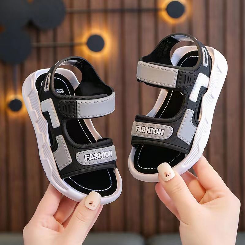 New Boys' Sandals Kids Wear-Resistant Soft-Soled Non-Slip Beach Sandals For Boys And Girls