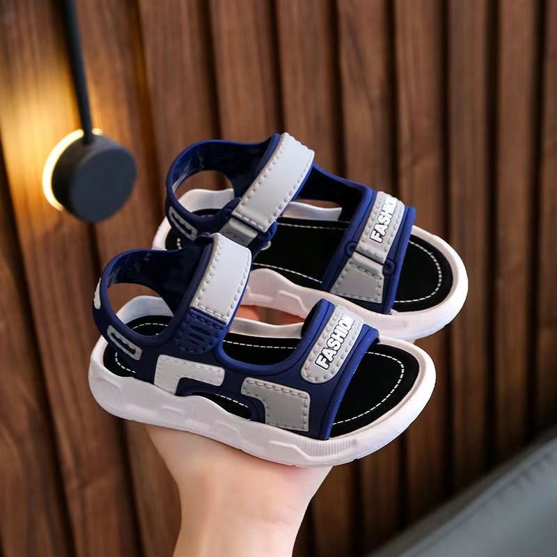 New Boys' Sandals Kids Wear-Resistant Soft-Soled Non-Slip Beach Sandals For Boys And Girls