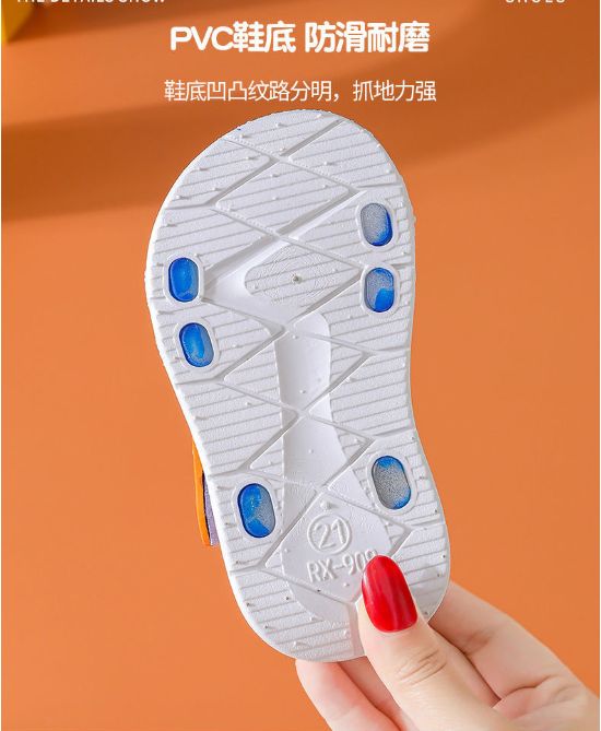 New Boys' Girls' Sandals Kids Wear-Resistant Soft-Soled Non-Slip Beach Sandals For Boys And Girls