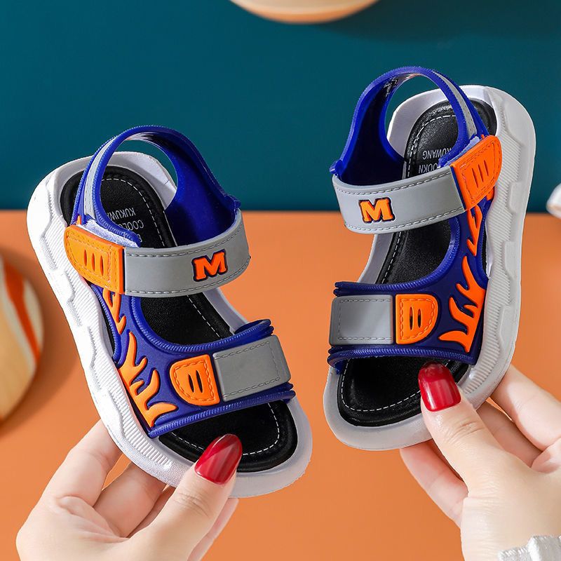 New Boys' Girls' Sandals Kids Wear-Resistant Soft-Soled Non-Slip Beach Sandals For Boys And Girls